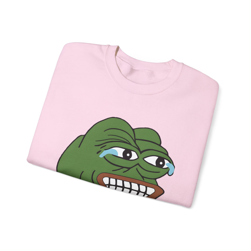 Pepe Frog Laughing Crewneck Sweatshirt