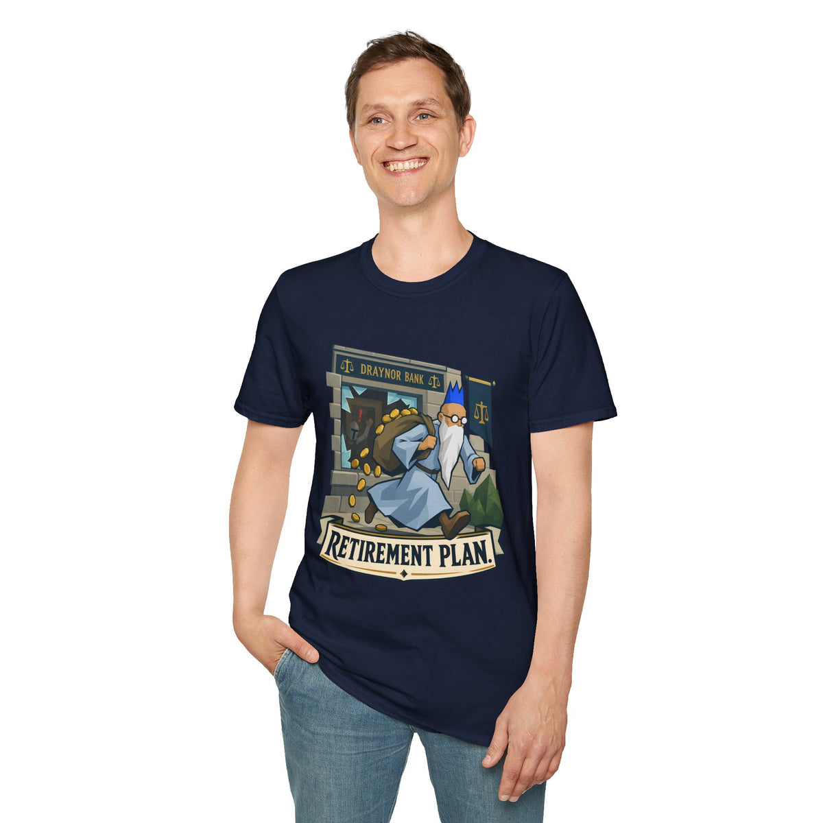 Retirement Plan Wise Old Man OSRS / Runescape T-Shirt