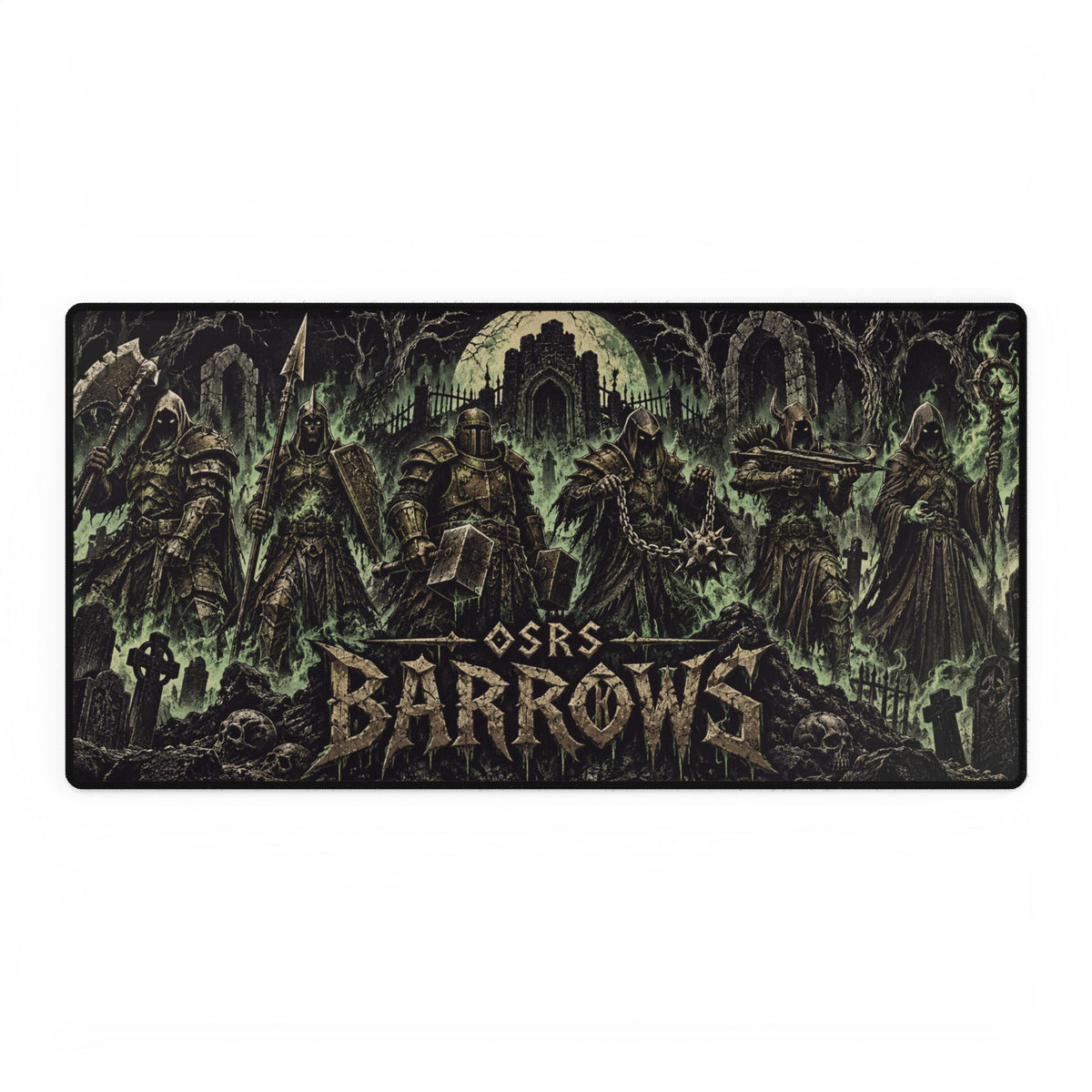 OSRS | Barrows | Dark Fantasy Gaming Mouse Pad