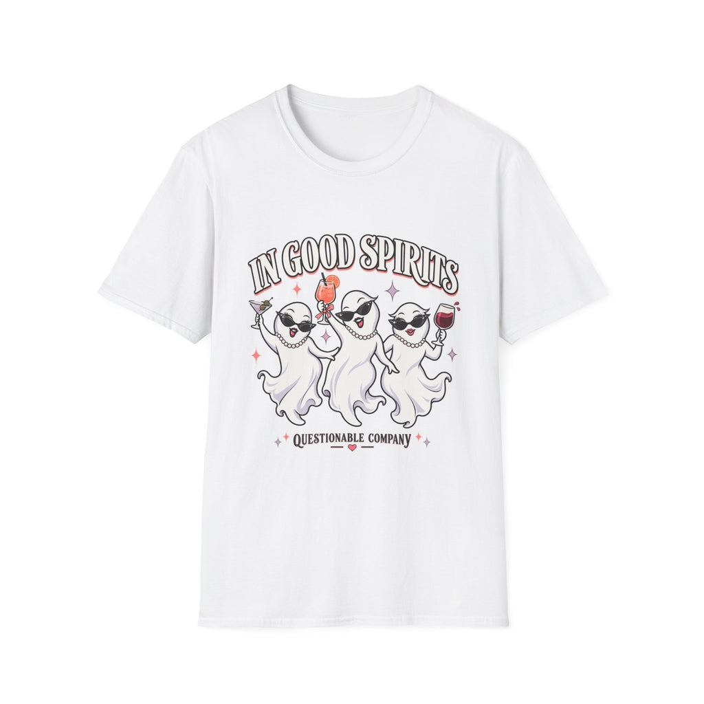 In Good Spirits | Drinking | Ghosts Halloween Tee