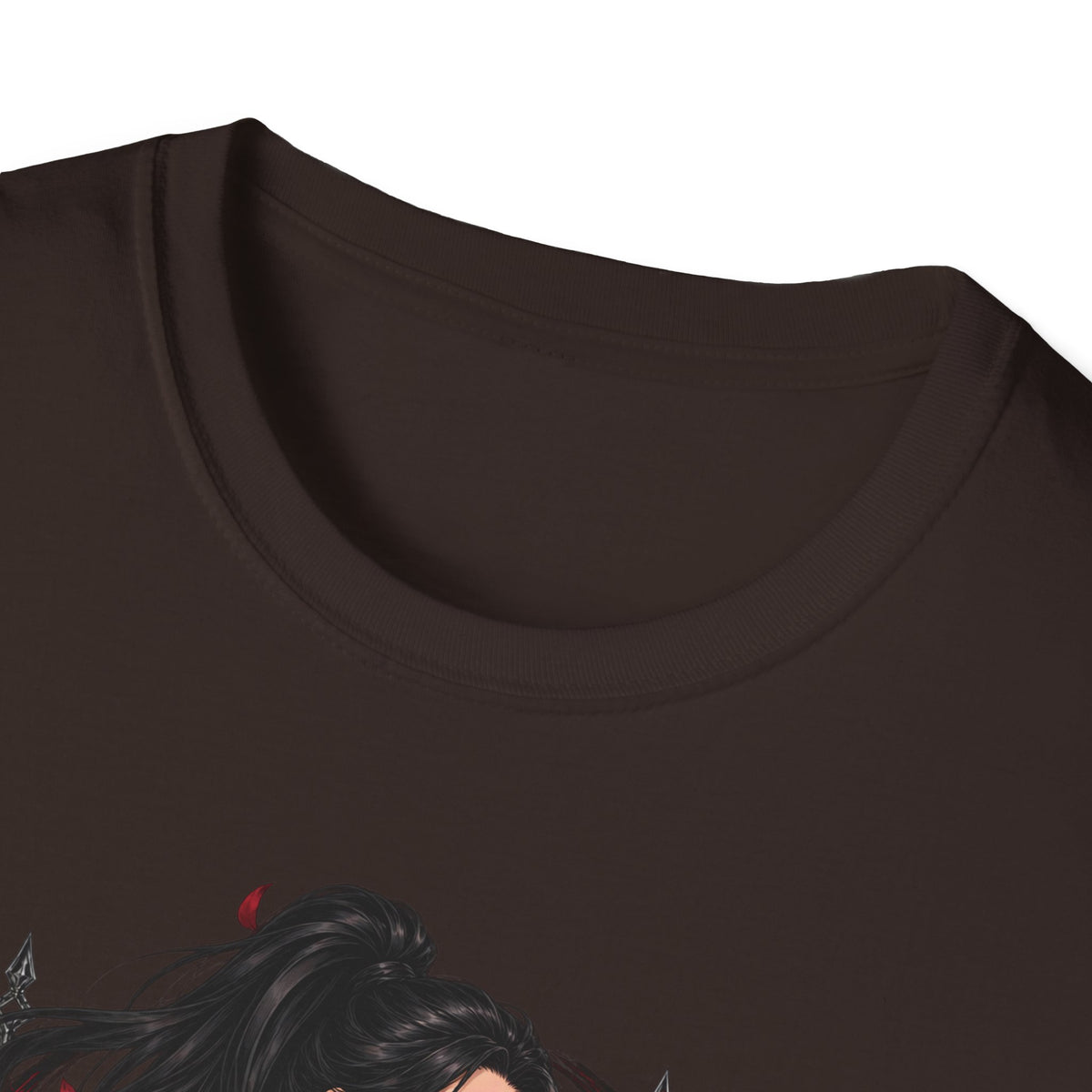 The Seducer | Sexy Black Haired Pony Tail Pin Up Girl Graphic Shirt