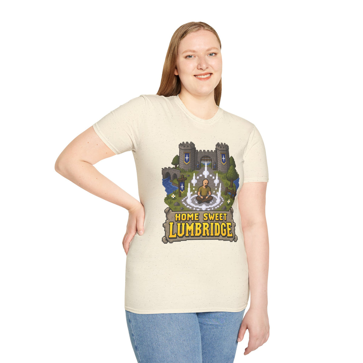 Lumbridge Castle Teleport Tee - Runescape / OSRS Inspired