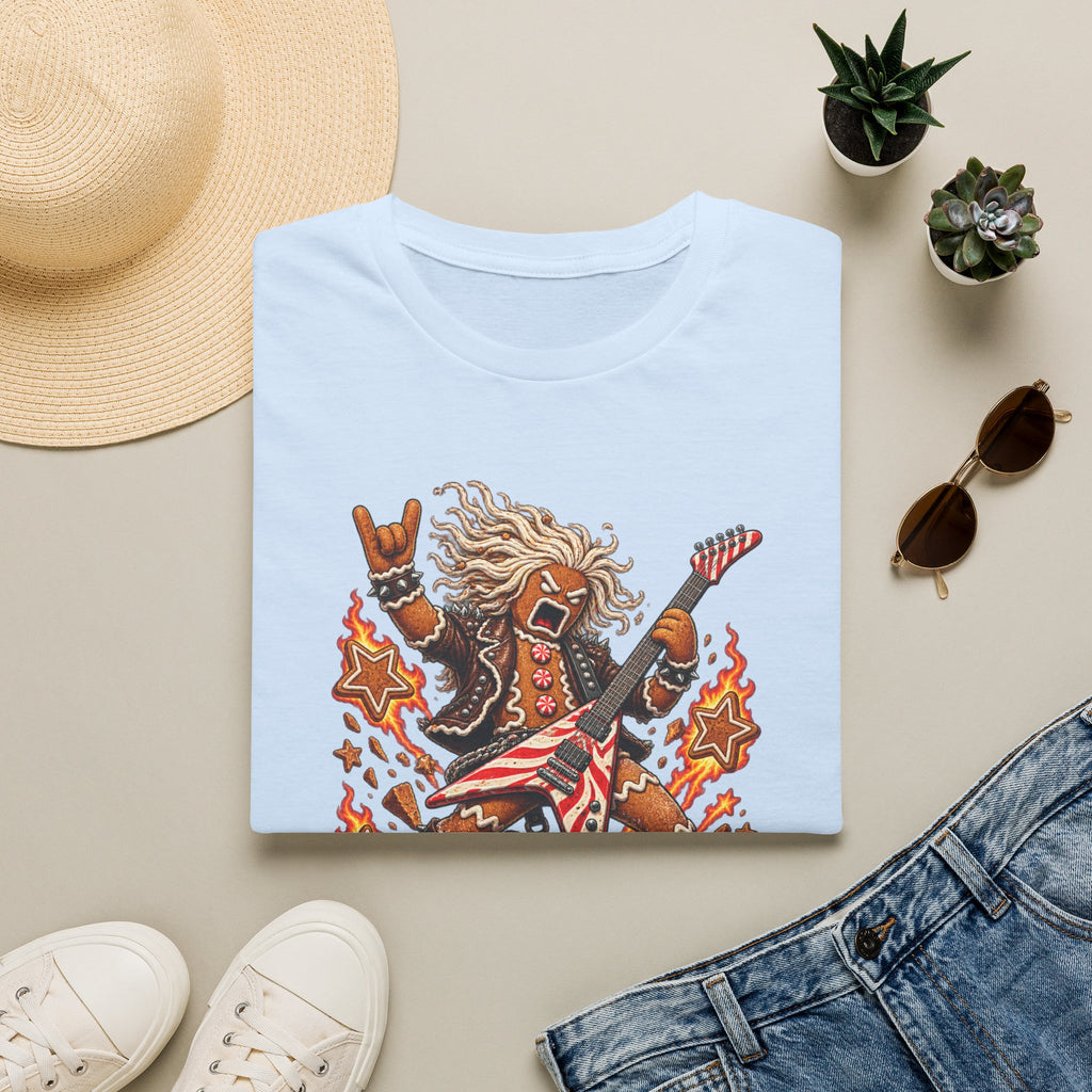 Gingerbread Headbangers | Christmas Funny Rock T-Shirt