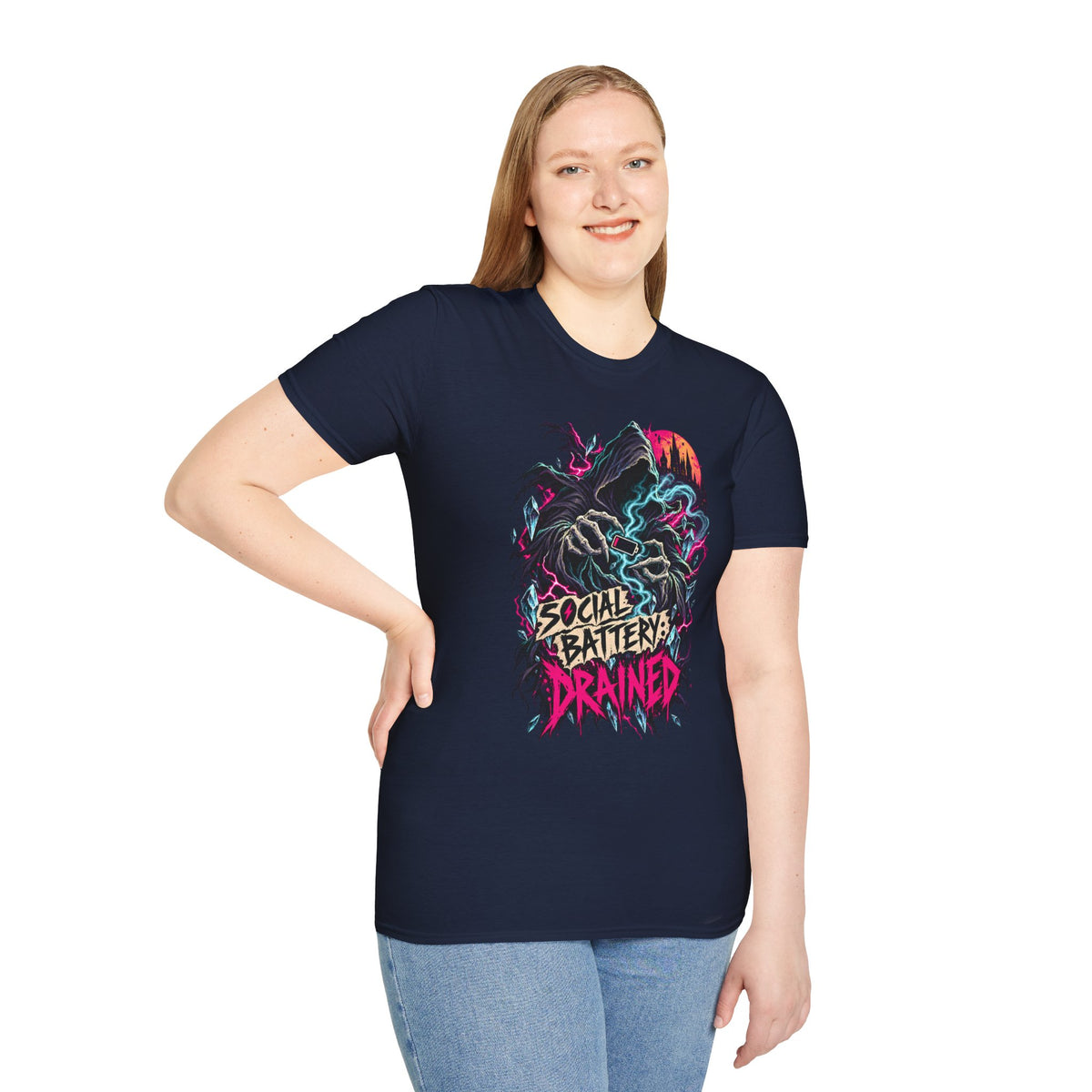 Socially Drained | Dementor | Harry Potter Graphic Tee