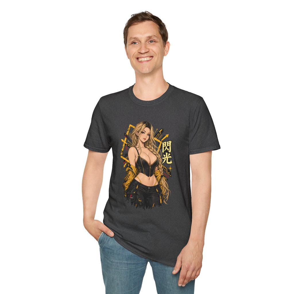 Sunny | Sexy Pin Up Golden Samurai Hot Girl T-Shirt