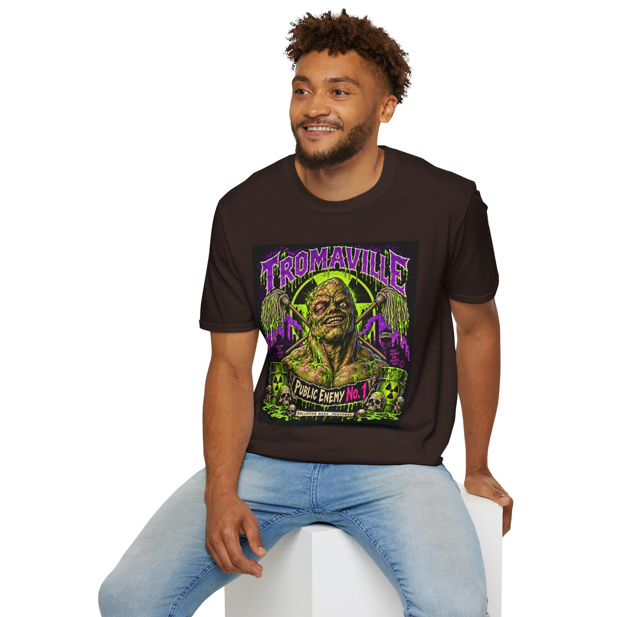 T-Shirt — Tromaville Toxic Monster Graphic Tee