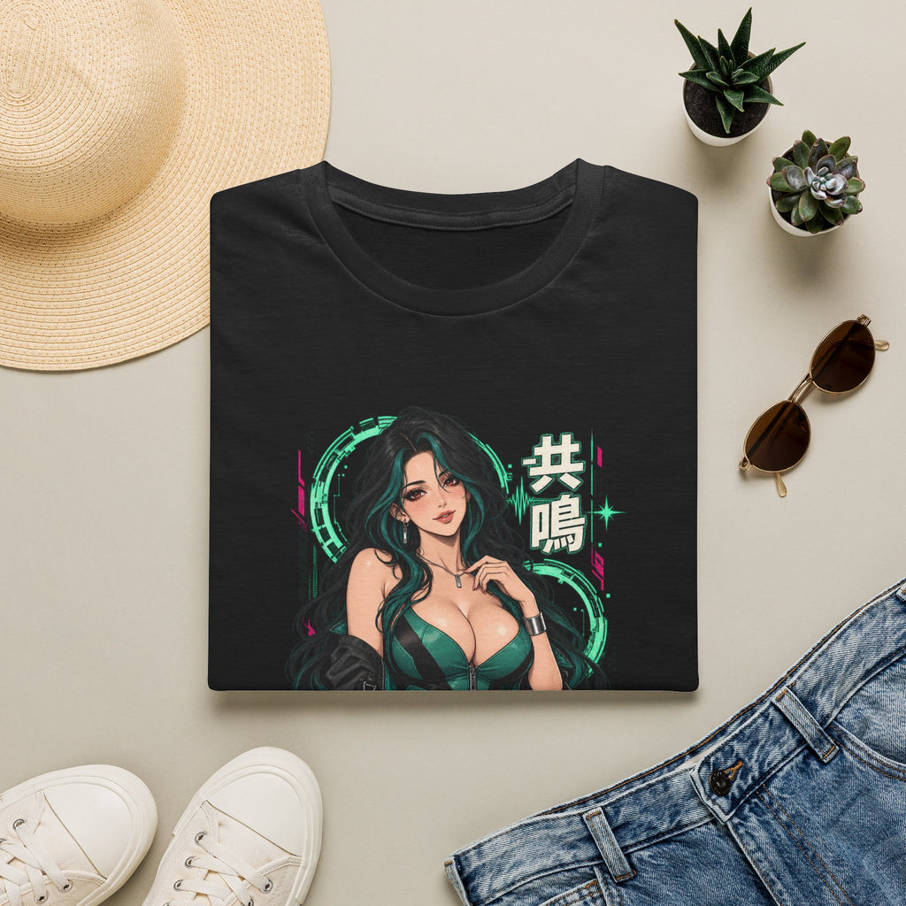 Jade | Sexy Anime Pin Up Girl | Waifu Graphic T‑Shirt