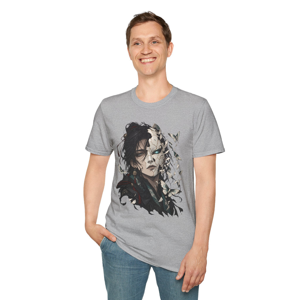 Mask Unfurls | Japanese Anime Style Mask Graphic Shirt