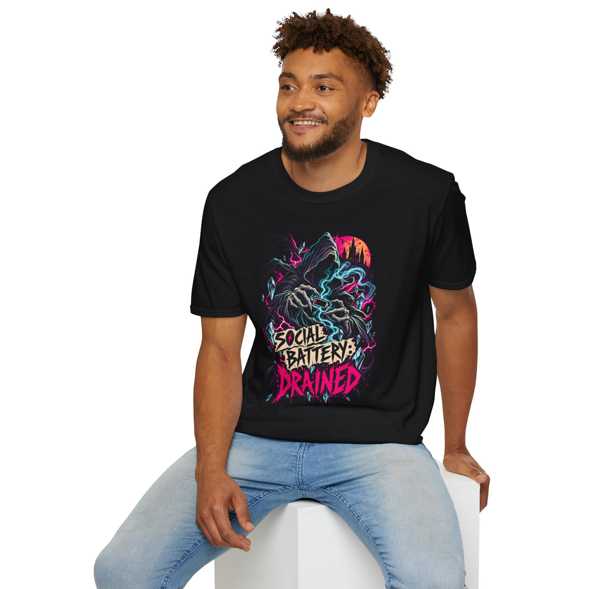 Socially Drained | Dementor | Harry Potter Graphic Tee
