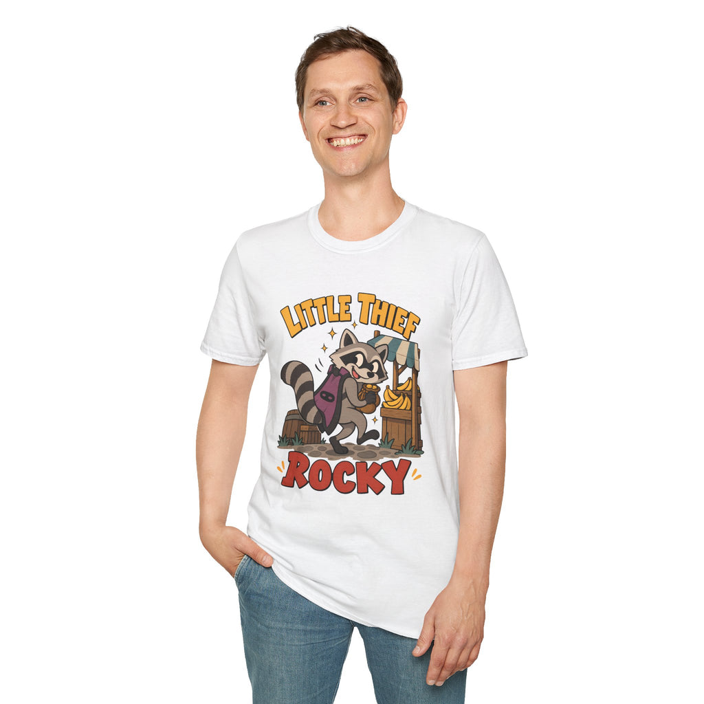 Little Thief Rocky T-Shirt - Cute OSRS Rocky Tee