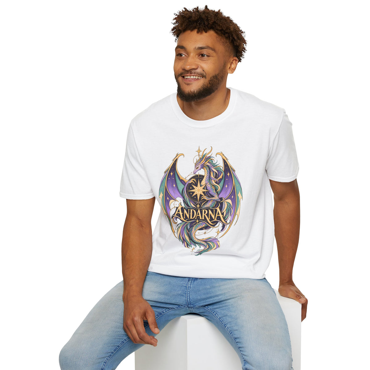 Andarna | Onyx Storm Dragon Graphic T-Shirt | Book Inspired