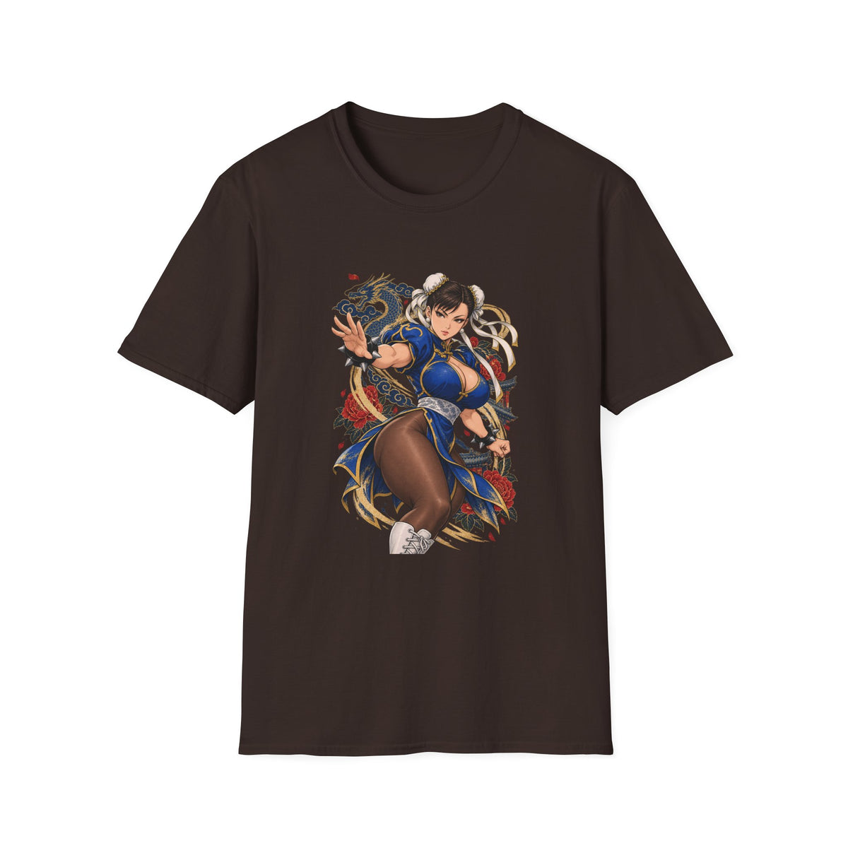 Chun Li | Street Fighter Videogame Fan Anime Pin Up Girl Graphic Shirt