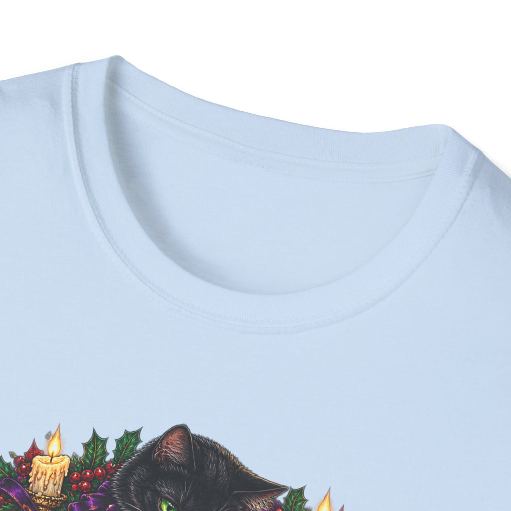 Festive Mischief | Cat Lover Christmas Holiday T-Shirt