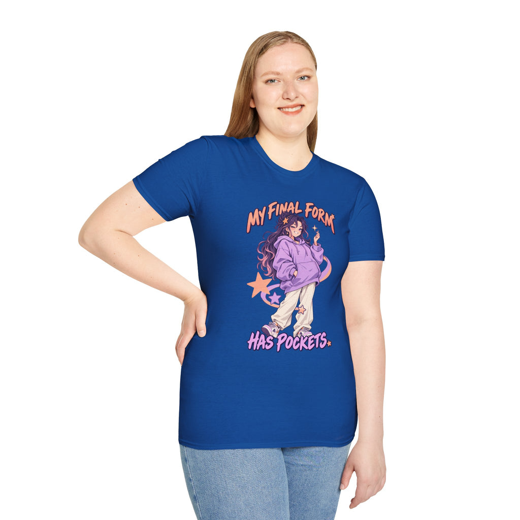 My Final Form Has Pockets | Cute Anime Girl Graphic Tee