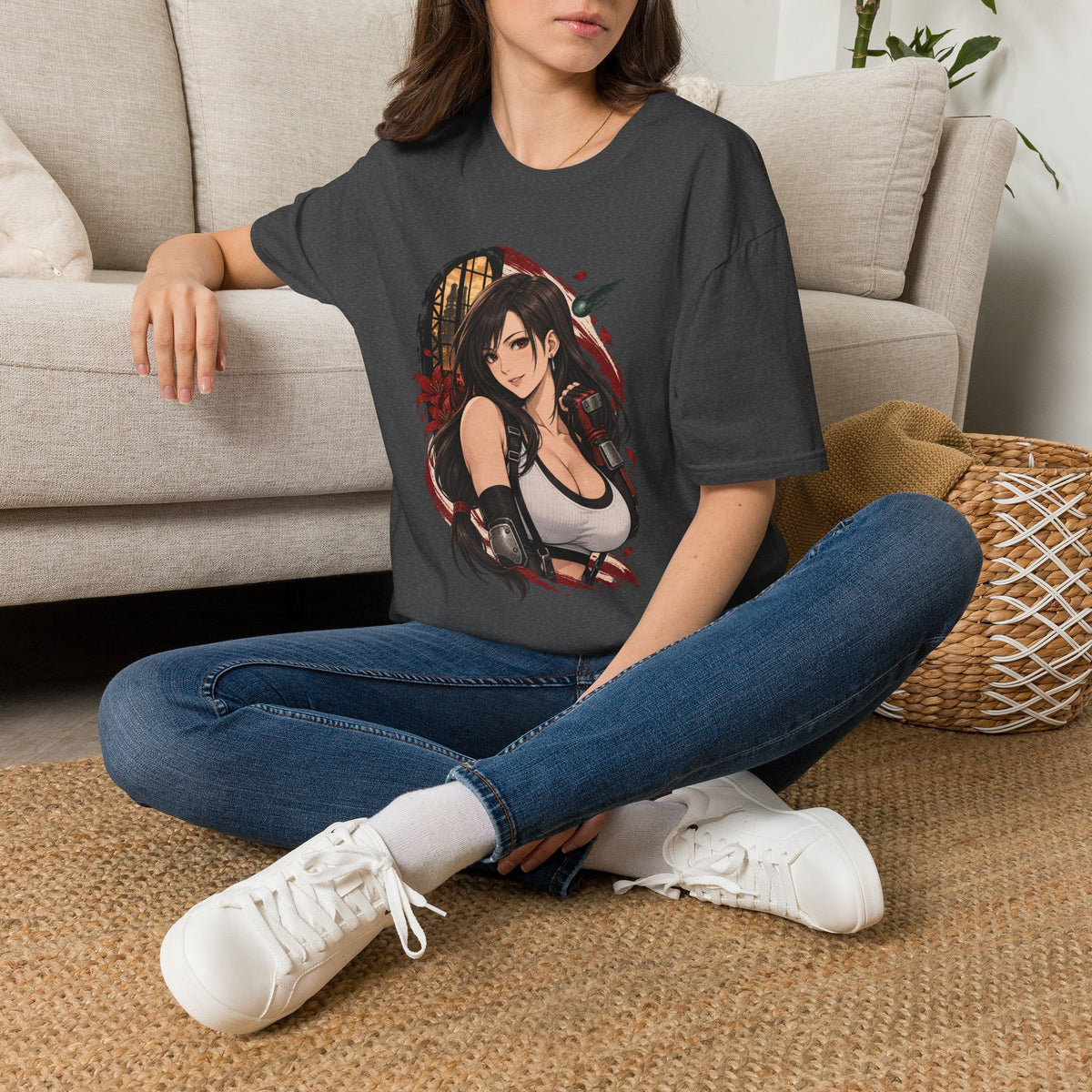 Tifa Lockhart | Final Fantasy VII Pin Up Style Anime Shirt