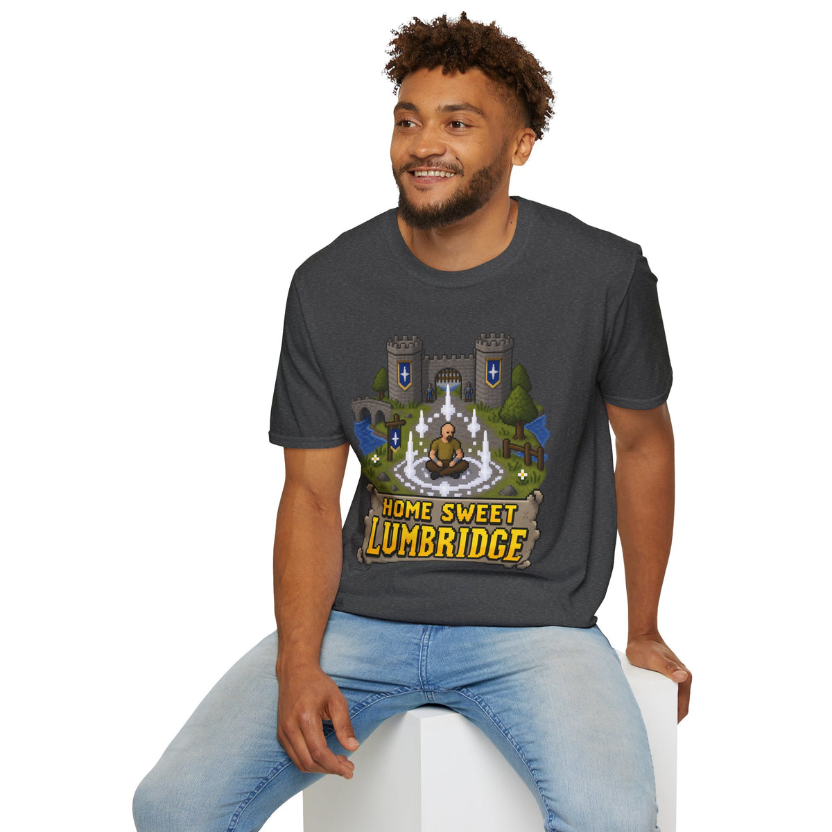 Lumbridge Castle Teleport Tee - Runescape / OSRS Inspired