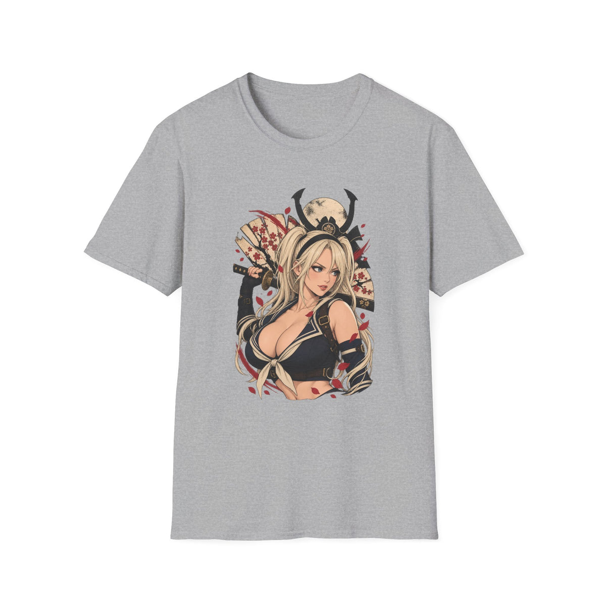 Babydoll | Samurai Anime Sexy Pin Up Girl Graphic T-Shirt