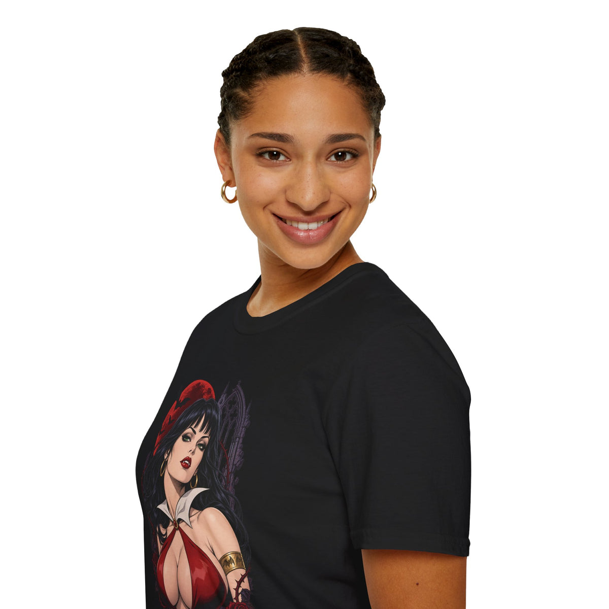 Vampirella | Sexy Halloween Vampire Pin Up Girl Sorceress Graphic T-Shirt