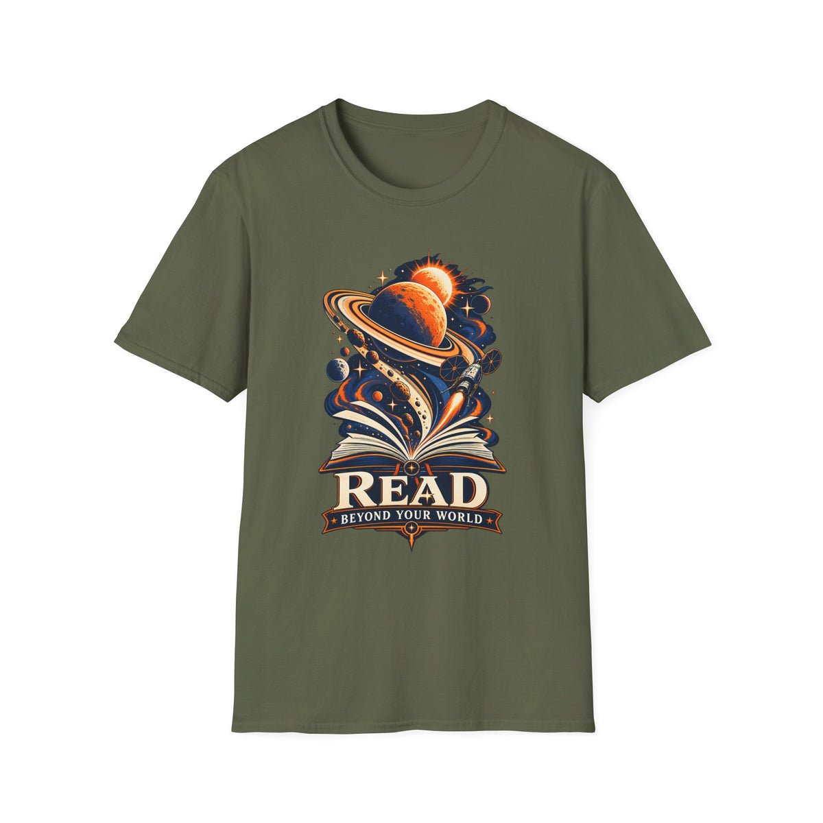 Read Beyond Your World | Book and Space Lovers T-Shirt | Project Hail Mary Inspired