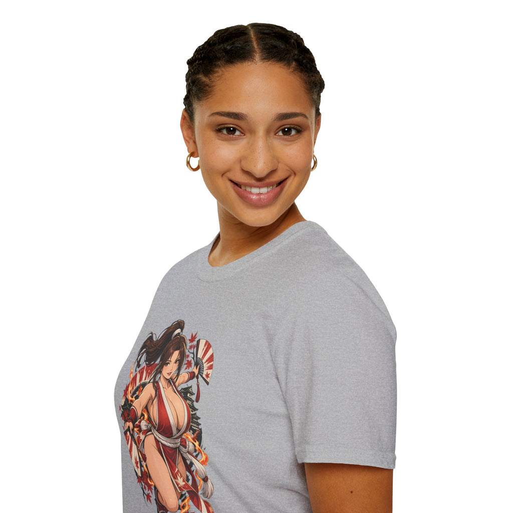 Mai Shiranui | Fatal Fury | Anime Style Pin up Girl Warrior T-Shirt