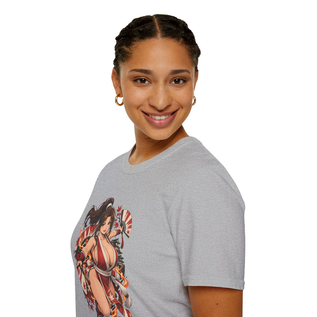 Mai Shiranui | Fatal Fury | Anime Style Pin up Girl Warrior T-Shirt