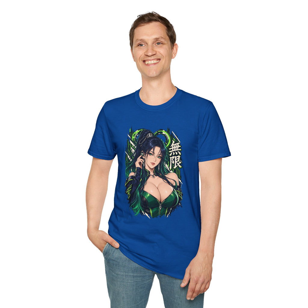 Infinity | Sexy Anime Ninja Pin Up Woman Graphic T-Shirt
