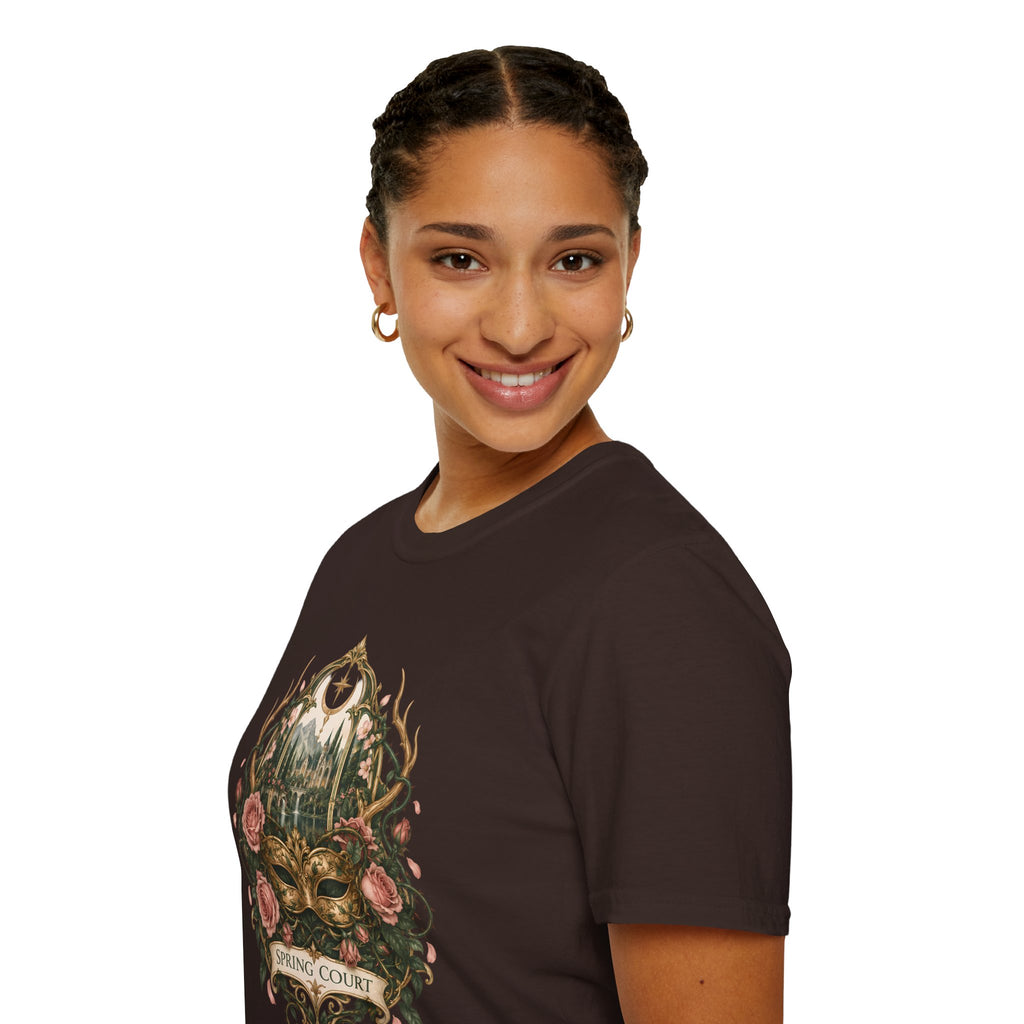 Spring Court | ACOTAR Book Floral Masquerade T-Shirt