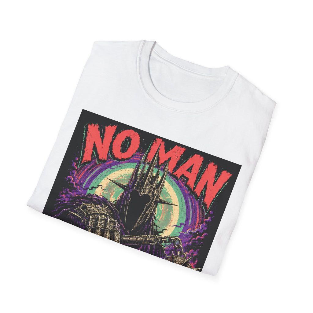 No Man No Problem T-Shirt — Retro Gothic Castle Graphic Tee