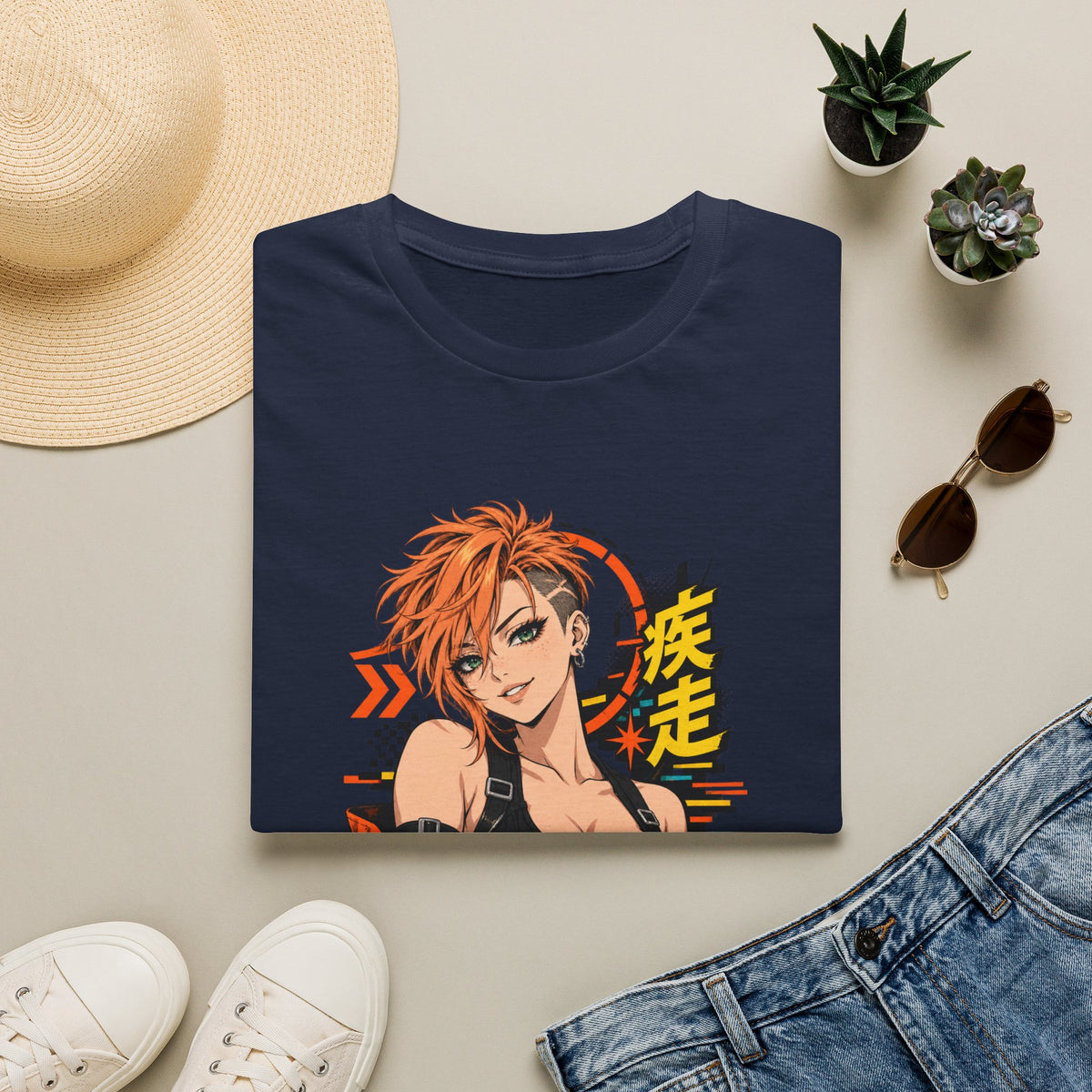 Amber | Anime Punk Sexy Pin Up Girl T-Shirt