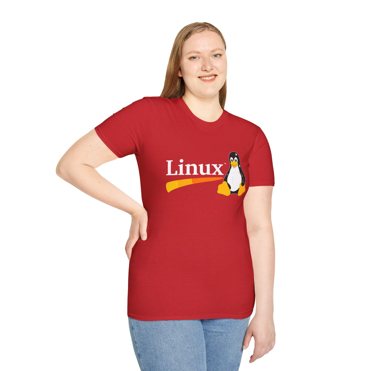 Linux Penguin Logo T‑Shirt — Retro Tech Tee for Developers & Open Source Fans
