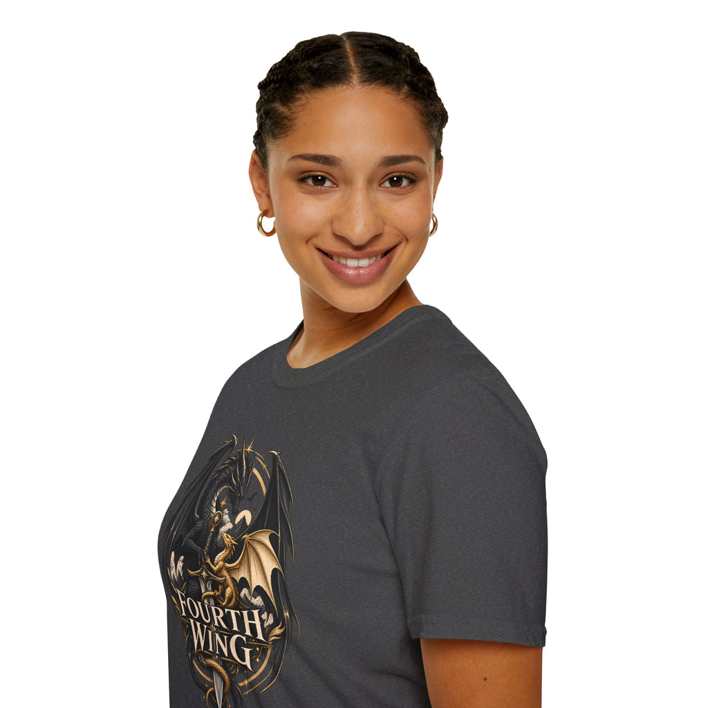 Fourth Wing | Book Inspired Dragon Logo | Fantasy Book T-Shirt