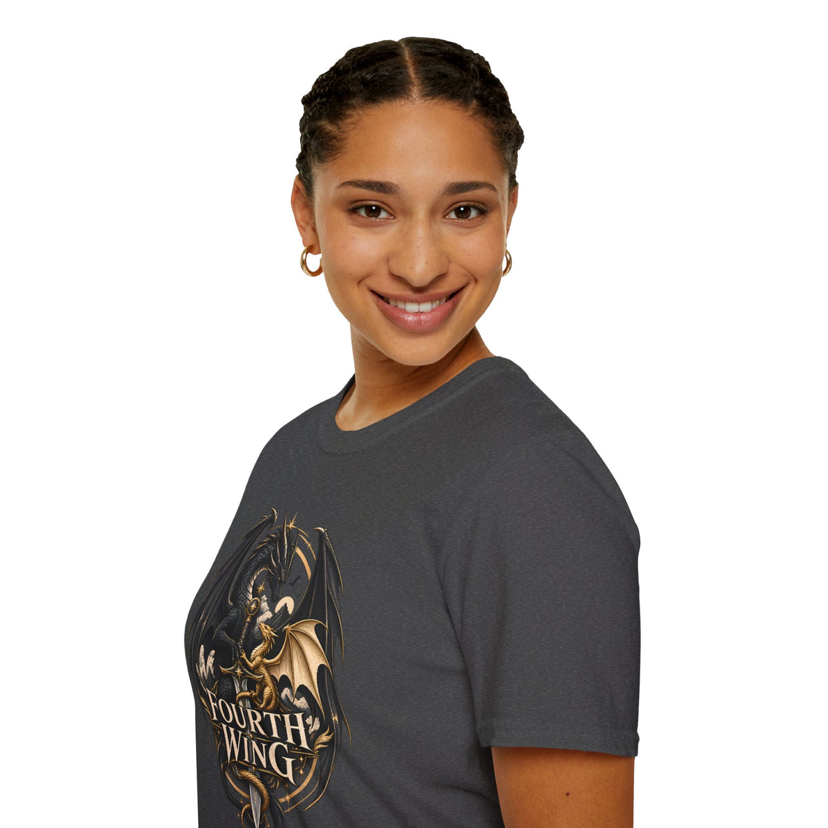 Fourth Wing | Book Inspired Dragon Logo | Fantasy Book T-Shirt