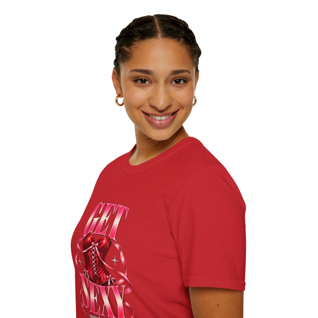 Get Sexy | Sugababes | Corset Retro Pink Y2K Vibe Graphic T Shirt