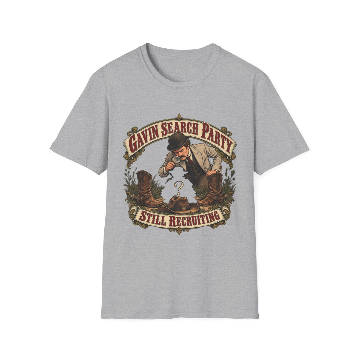 Gavin Search Party | Red Dead Redemption Funny Gamer T-Shirt