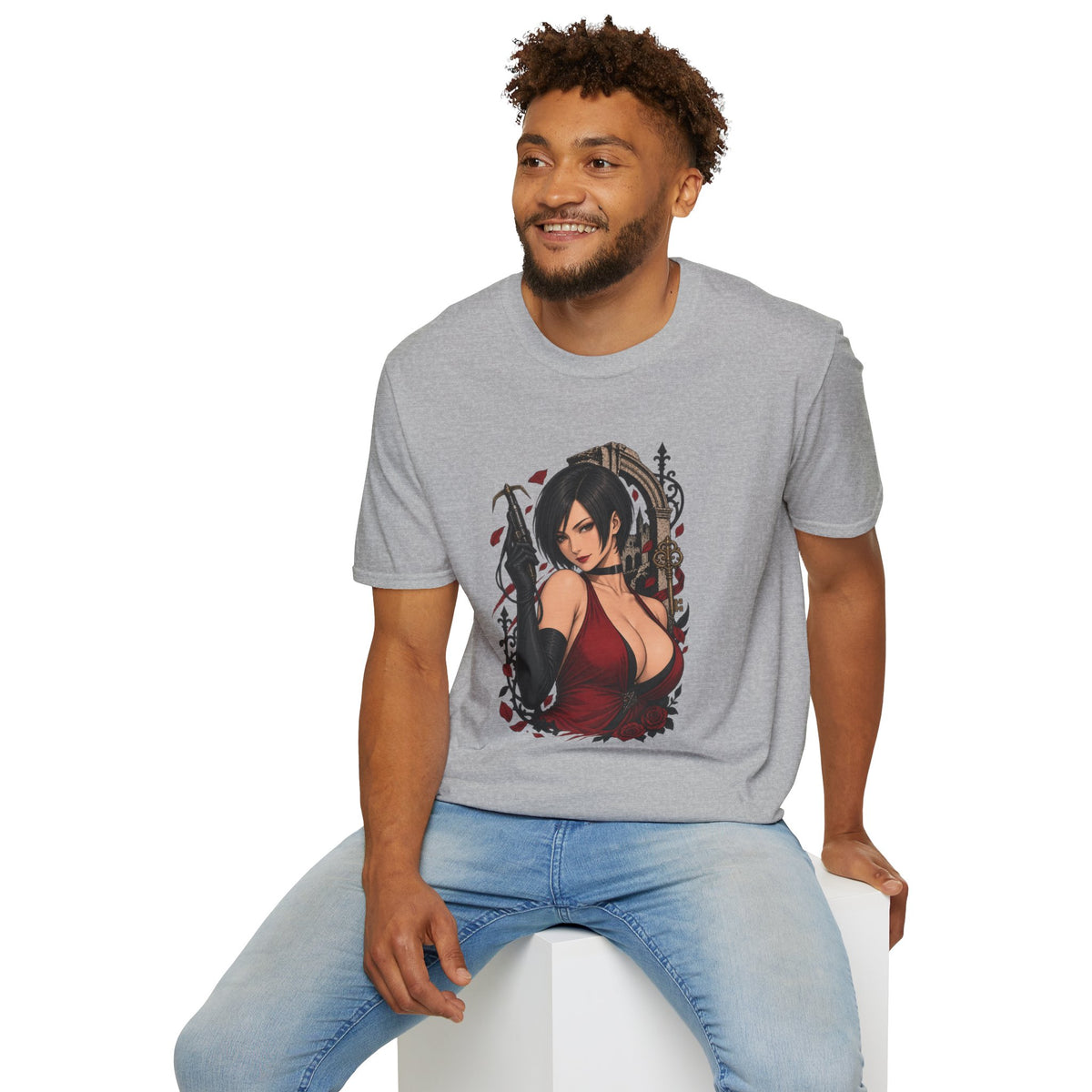 Ada Wong | Residsent Evil Gothic Anime Pin Up Girl T-Shirt