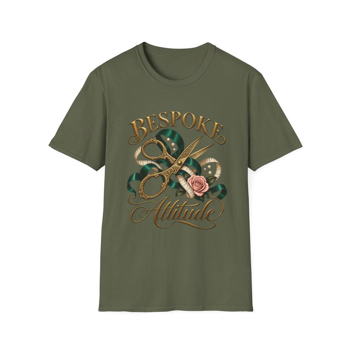 Bespoke Attitude | Vintage Scissors & Rose Tailor Tee