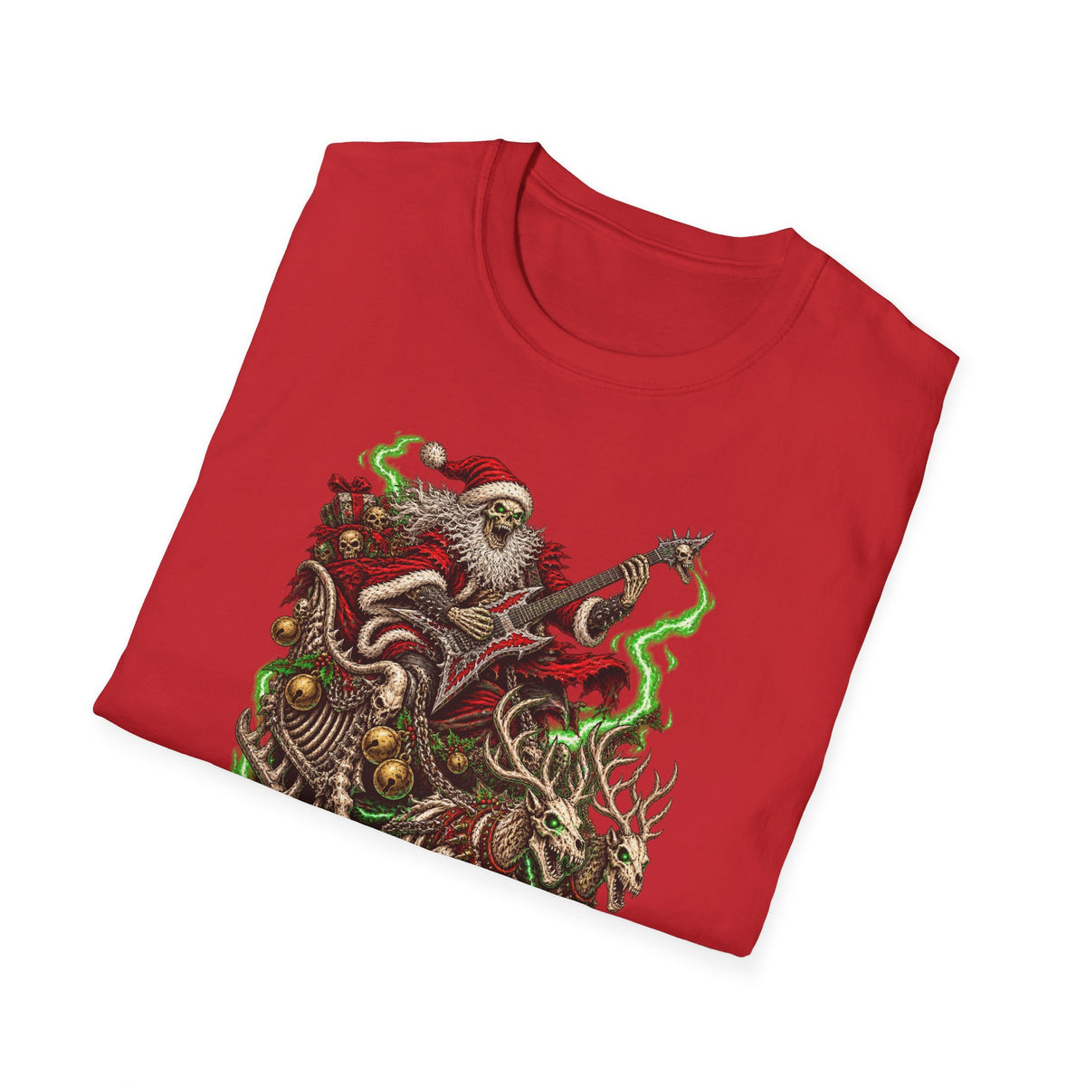 Slay Bells | Santa Clauses Horror Christmas T-Shirt