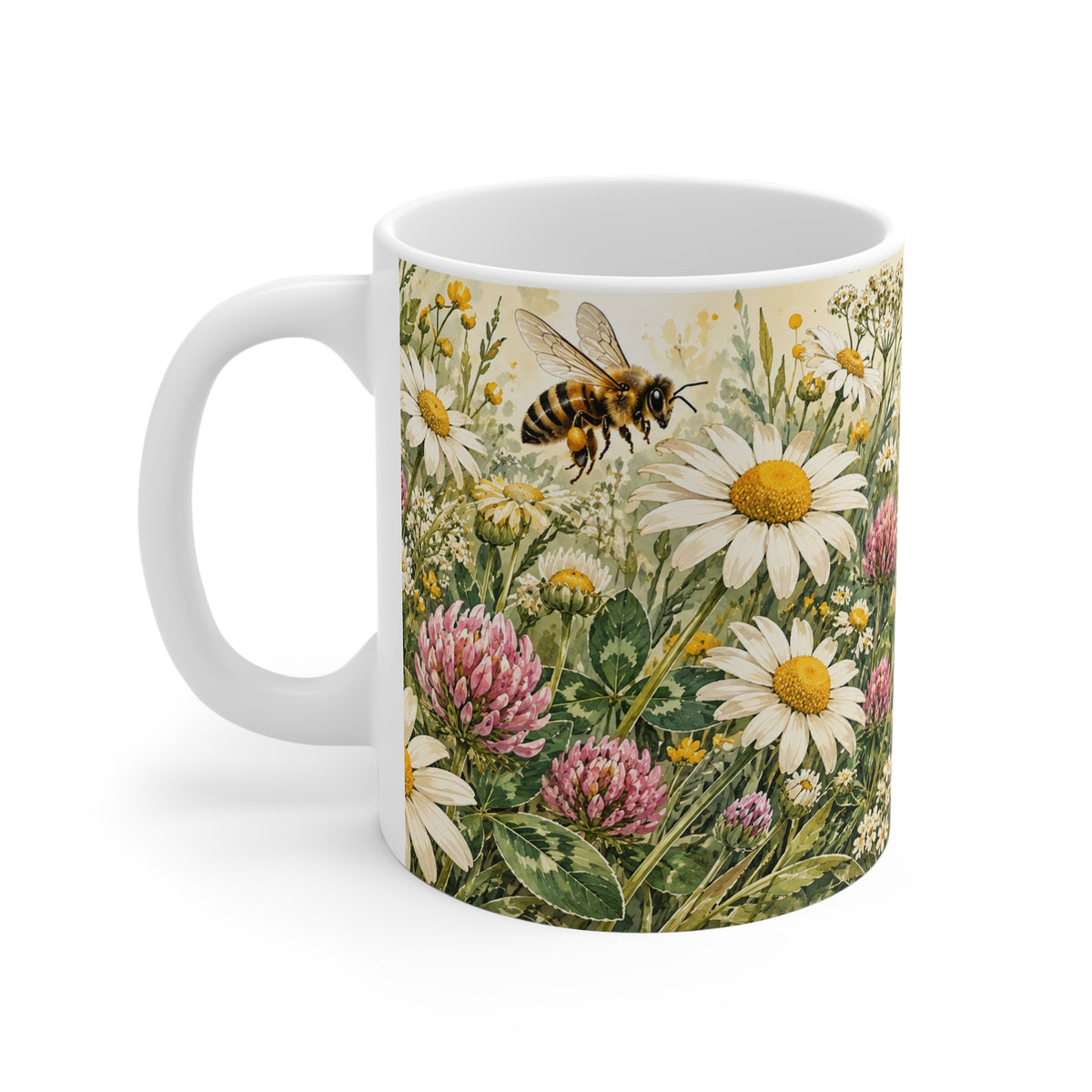 Bee Garden | Botanical Nature Lover Coffee Cup Gift (11oz)