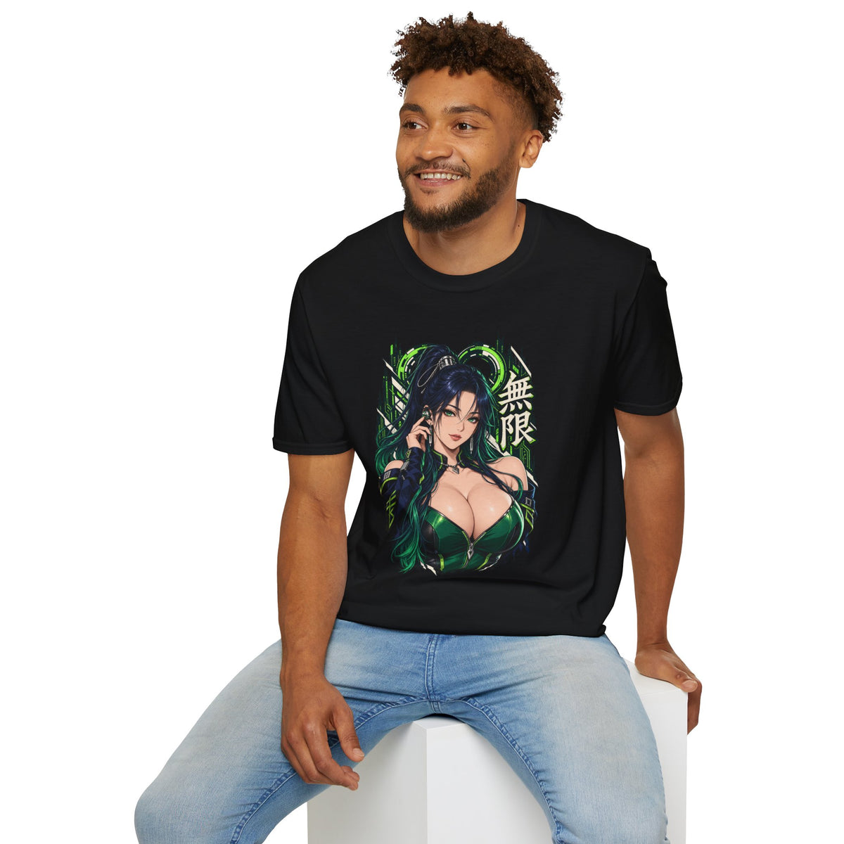Infinity | Sexy Anime Ninja Pin Up Woman Graphic T-Shirt