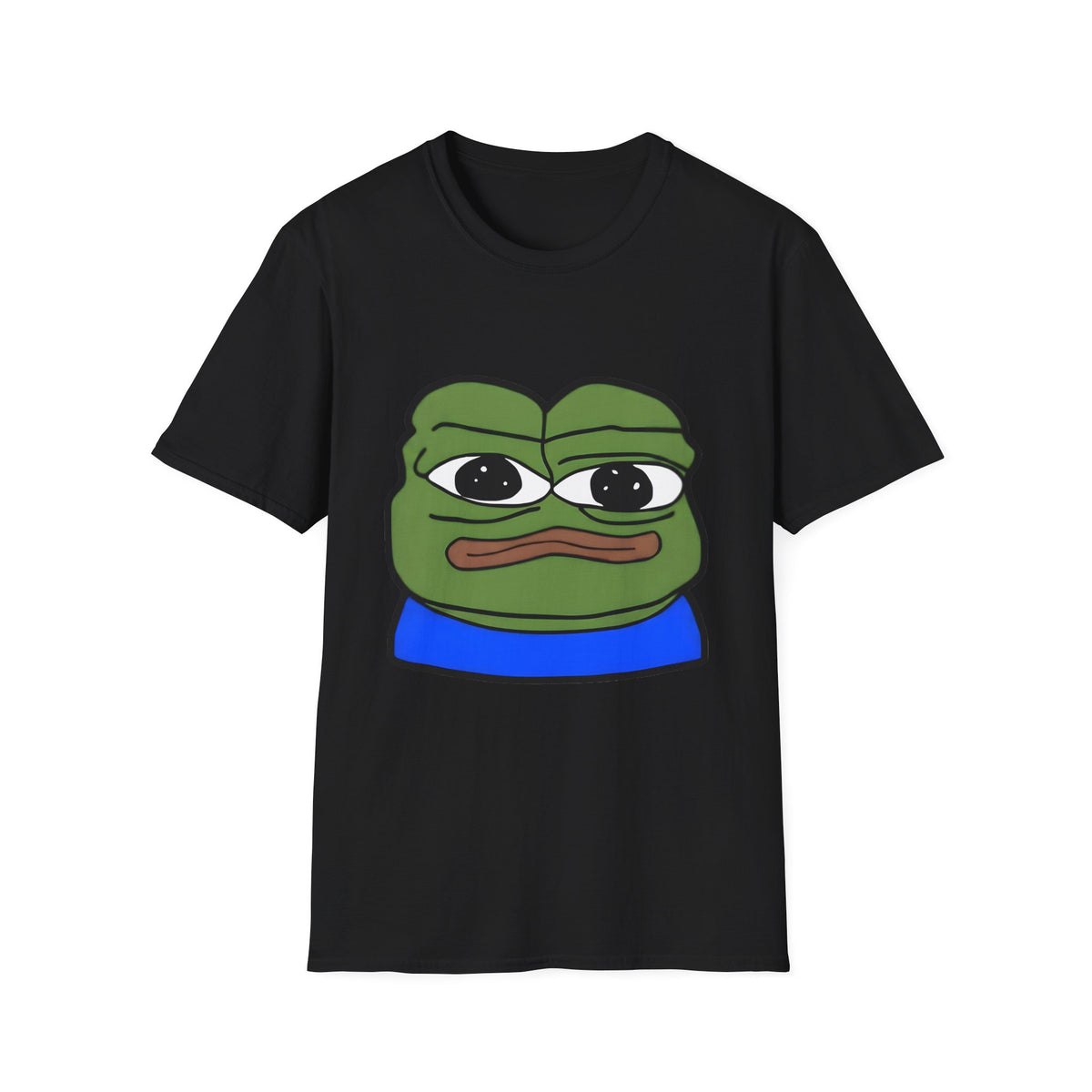 pepe Stare Frog Graphic Tee — Meme Pepe Face T-Shirt