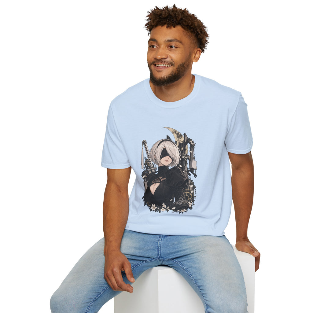 2B | Nier Automata | Anime Character Gothic T-Shirt
