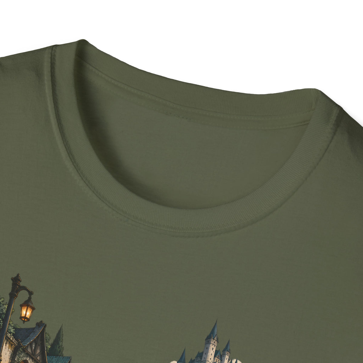 Quests and Adventures | Japanese Style | Anime Fantasy Dragon Castle T Shirt