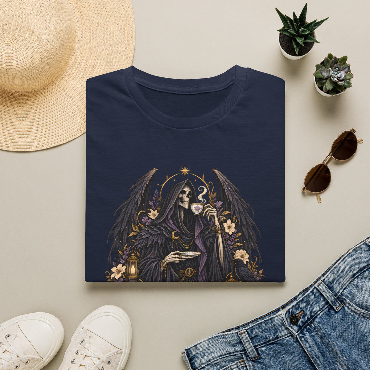 Here for the Tea | The Suriel ACOTAR Character Graphic T Shirt