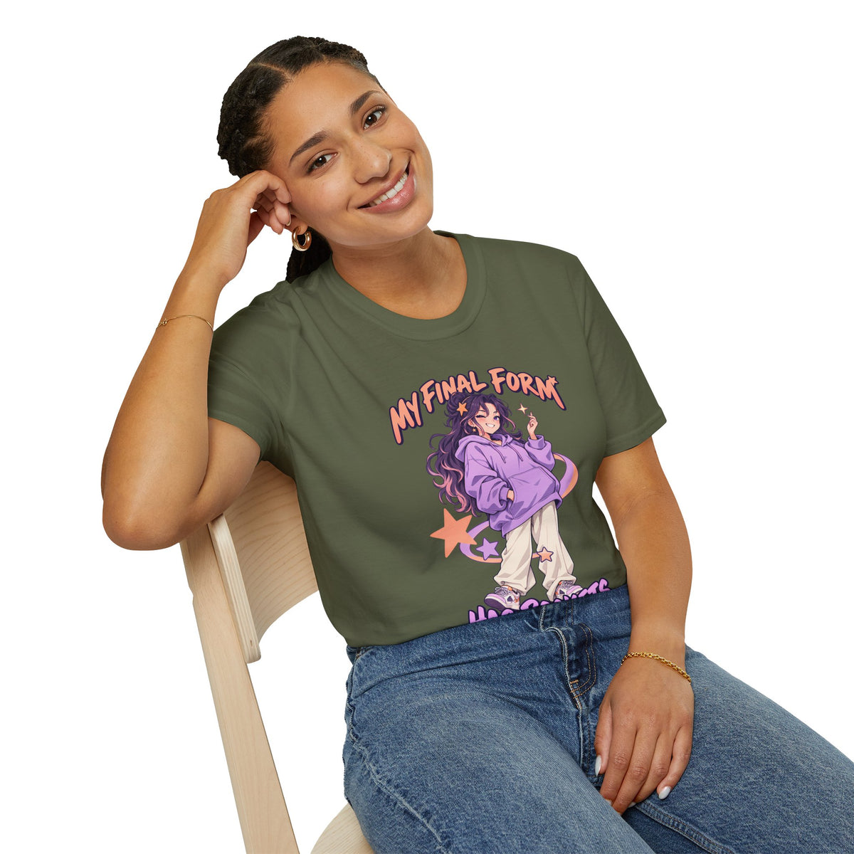My Final Form Has Pockets | Cute Anime Girl Graphic Tee