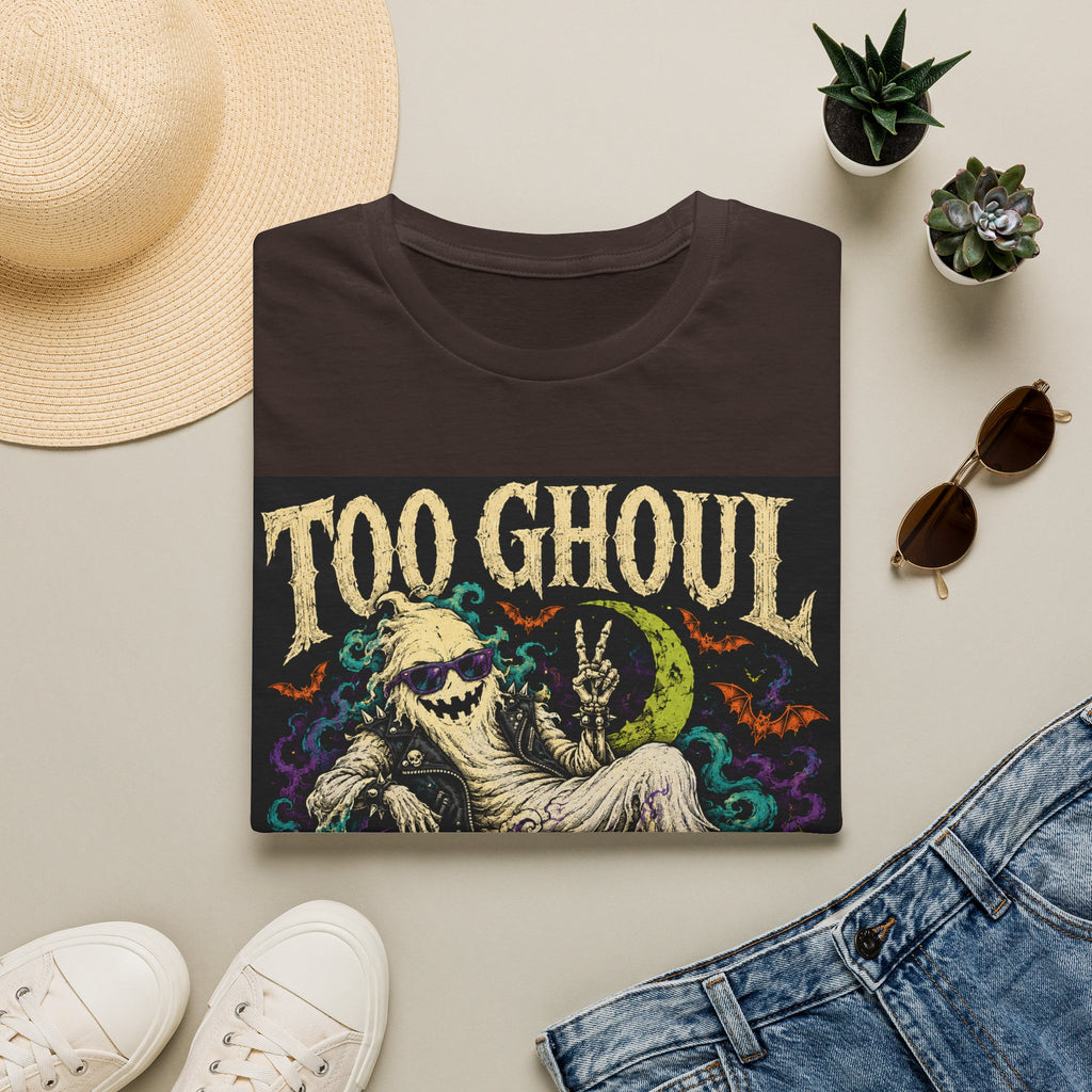 Too Ghoul For You T-Shirt — Retro Halloween Ghost Pumpkin Tee