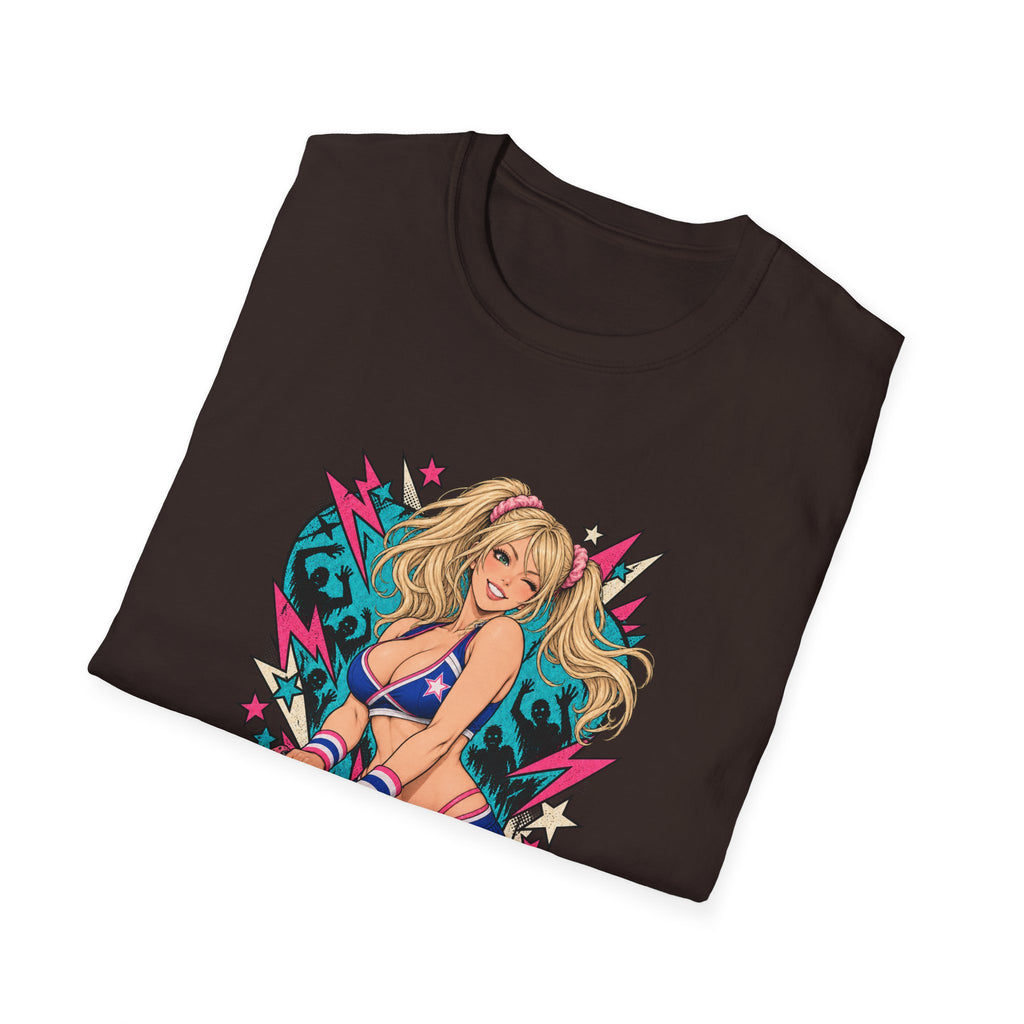 Juliet Starling | Lollipop Chainsaw | Zombie Game | Sexy Pin Up Girl T Shirt
