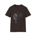 Raven Mirror T-Shirt Design | Surreal Gothic Bird Art