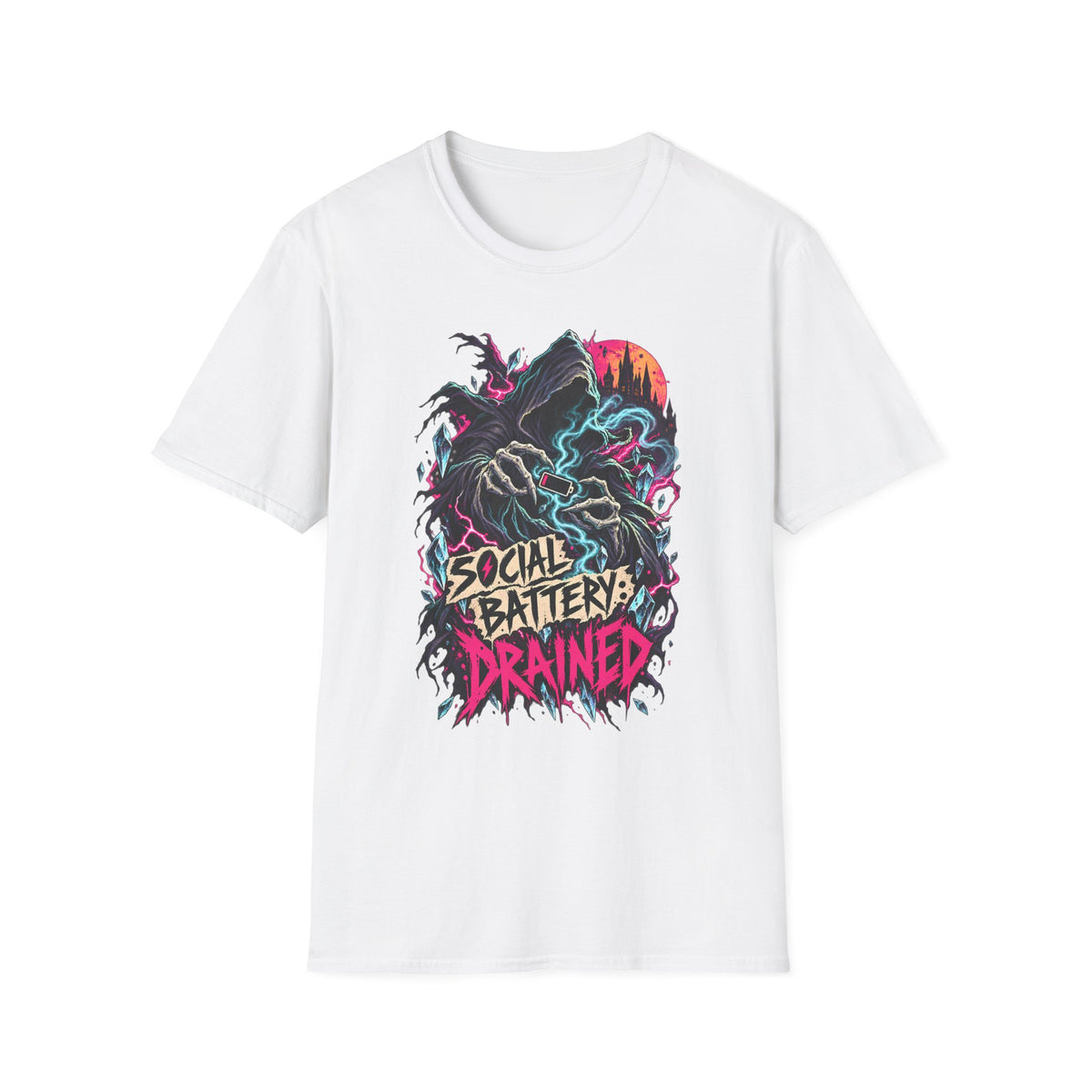 Socially Drained | Dementor | Harry Potter Graphic Tee