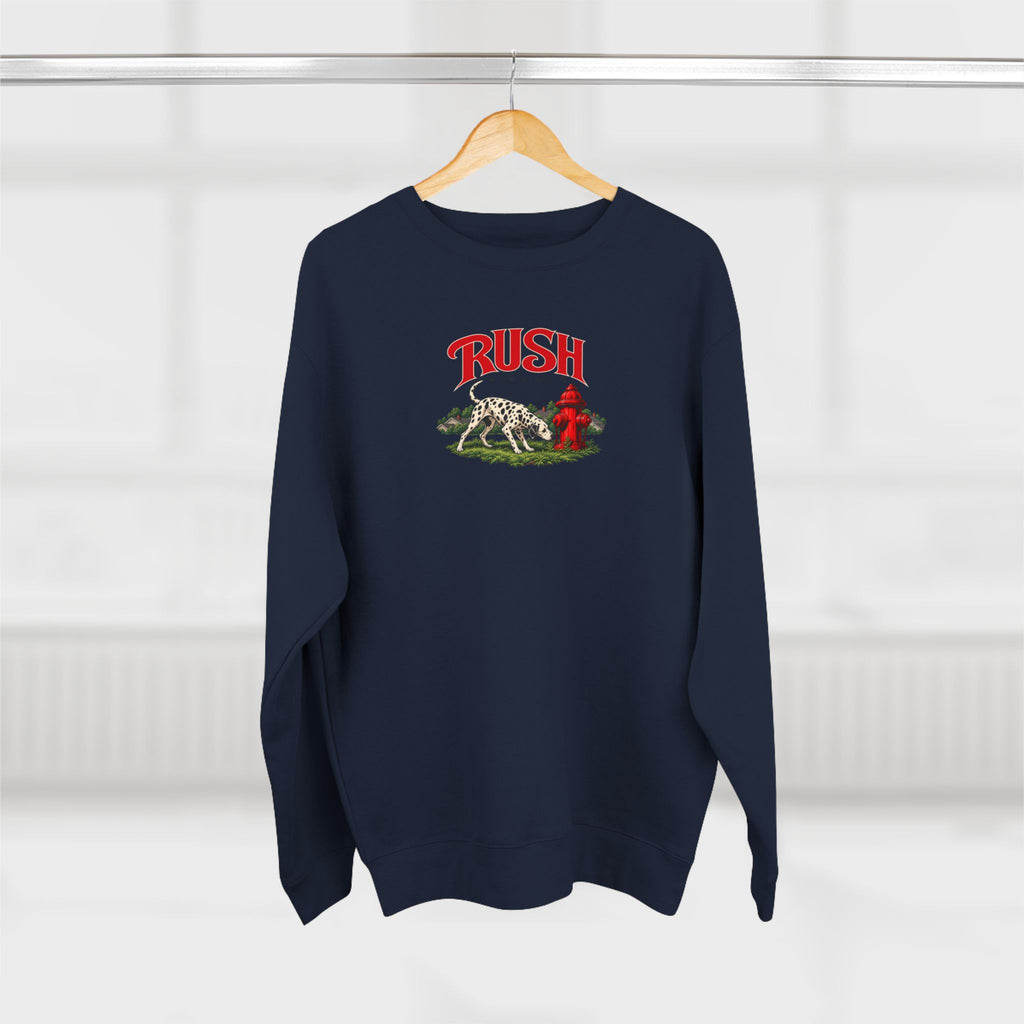 Rush | Signals | Dog & Fire Hydrant Prog Band Crewneck Sweatshirt