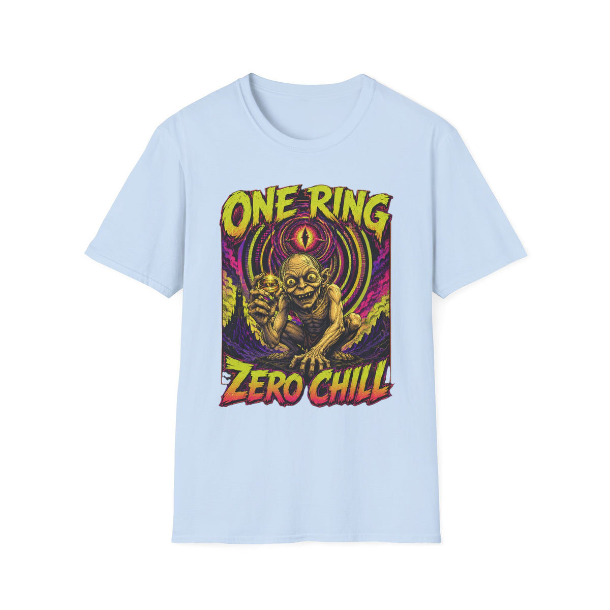 One Ring Zero Chill T-Shirt — Gollum Fantasy Horror Graphic Tee